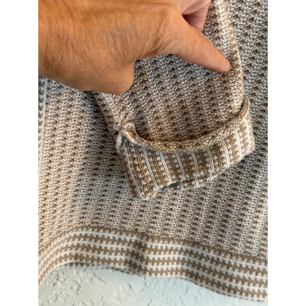 Habitat Clothes to Live In Sweater Tan S Womens Knit Textured Pullover - Picture 10 of 12